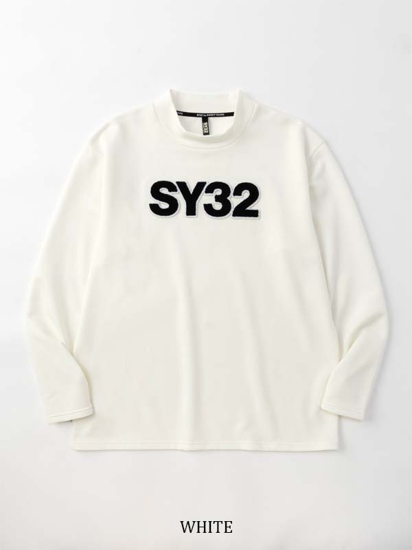 SAGARA LOGO MOCK NECK SWEAT TEE