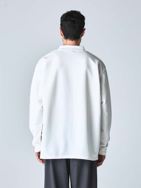 SAGARA LOGO MOCK NECK SWEAT TEE