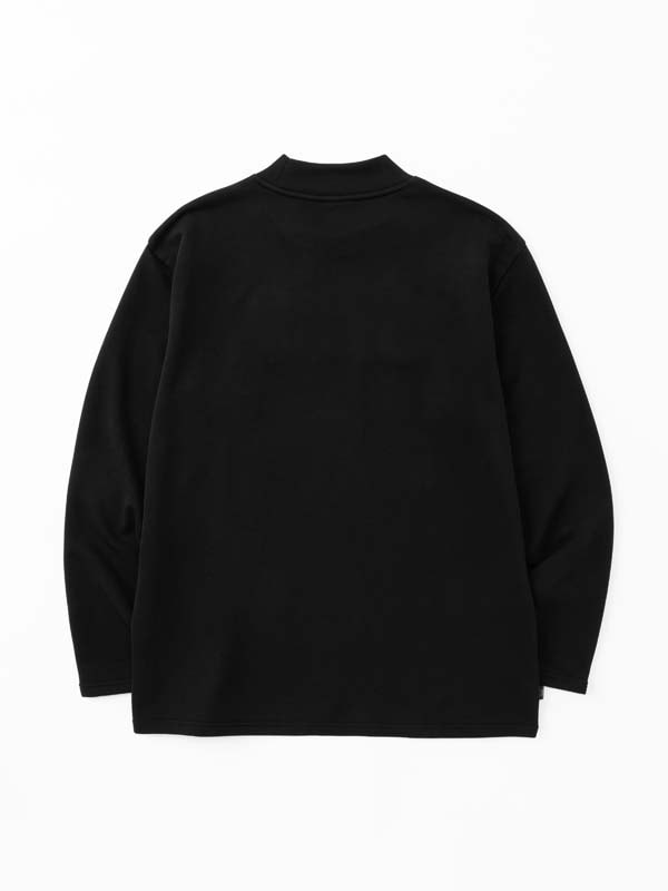 SAGARA LOGO MOCK NECK SWEAT TEE