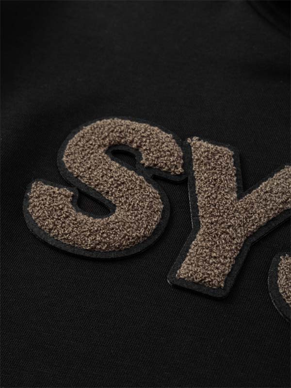 SAGARA LOGO MOCK NECK SWEAT TEE