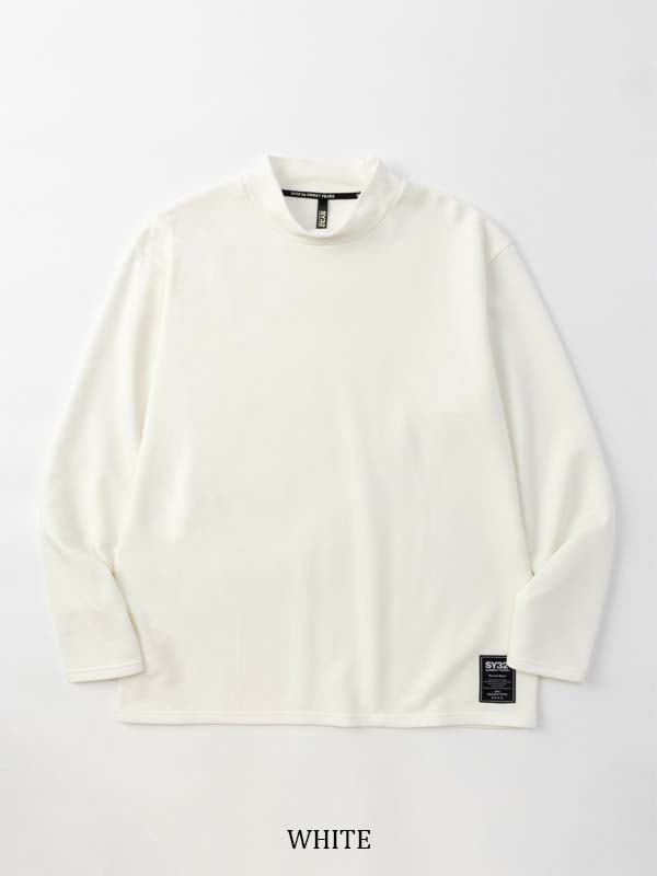 BASIC LOGO MOCK NECK SWEAT TEE