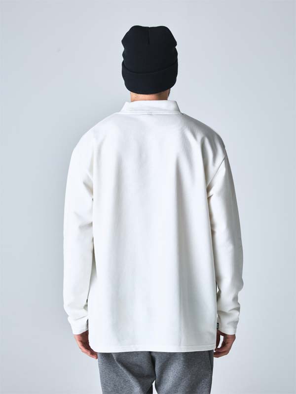 BASIC LOGO MOCK NECK SWEAT TEE