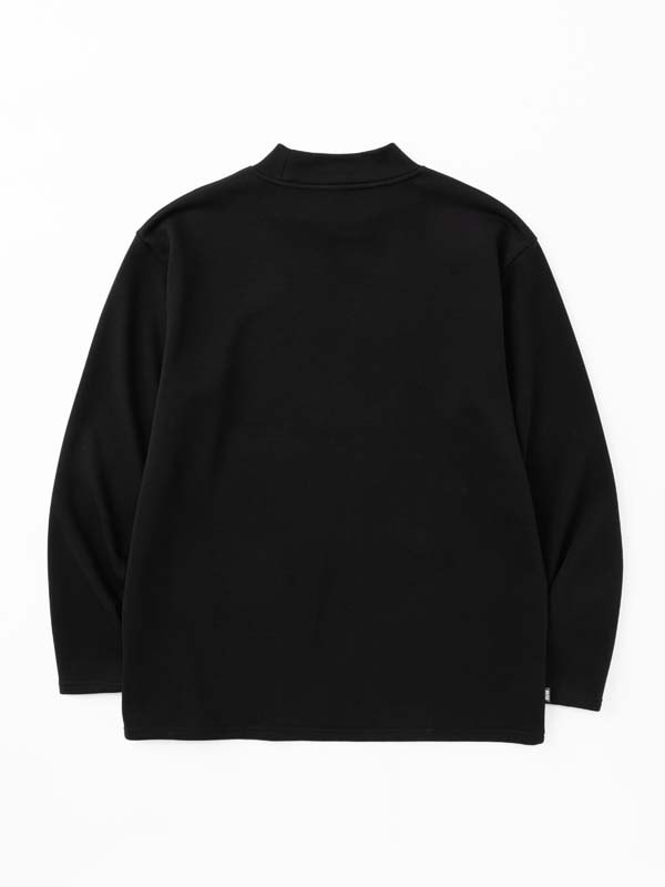 BASIC LOGO MOCK NECK SWEAT TEE