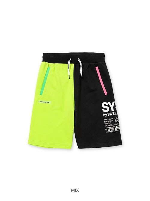 国内発送【SY32】FLASH COLOR SHORT PANTS マルチカラー ロゴ FLASH COLOR SHORT PANTS | BOTTOMS,SHORT PANTS | 【公式】SY32