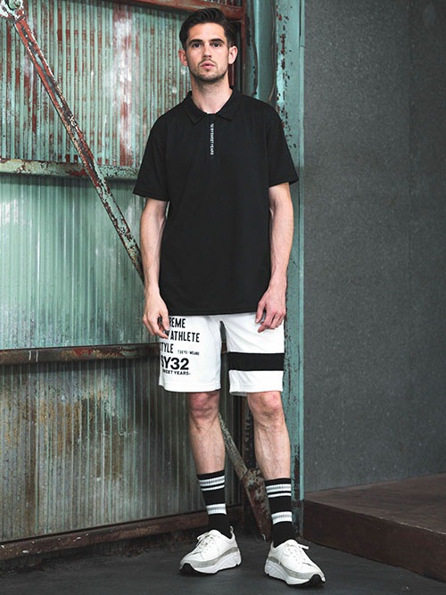 ZIP LOGO POLO SHIRTS