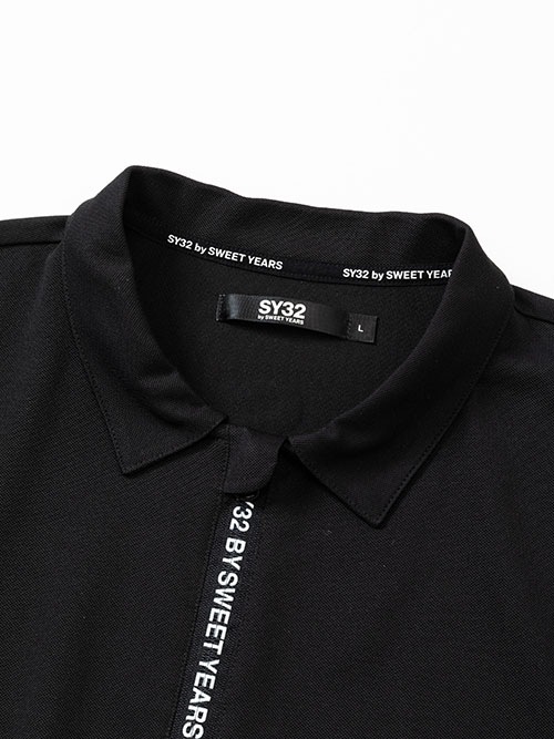 ZIP LOGO POLO SHIRTS | TOPS | 【公式】SY32 by SWEET YEARS ONLINE STORE