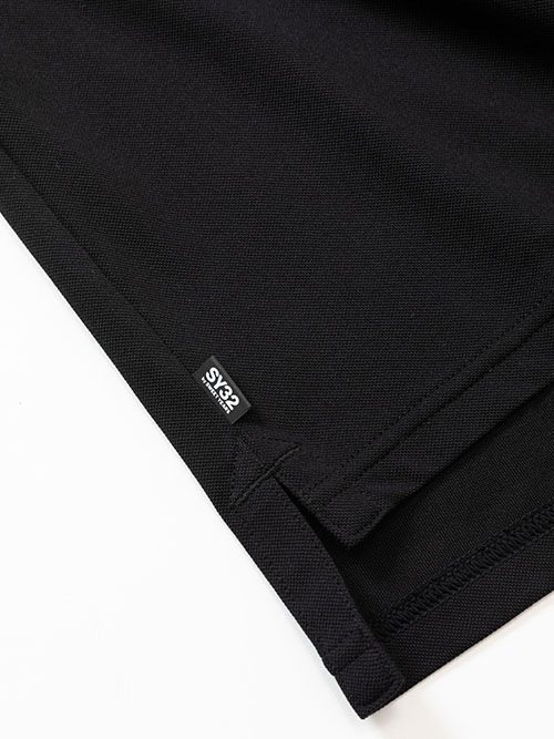 ZIP LOGO POLO SHIRTS