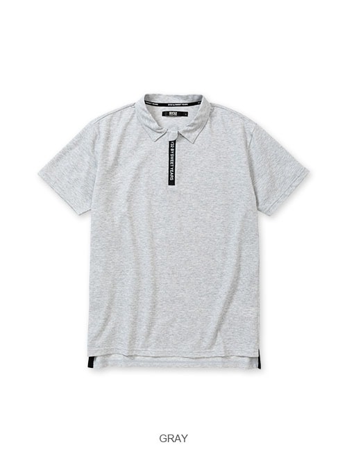 ZIP LOGO POLO SHIRTS
