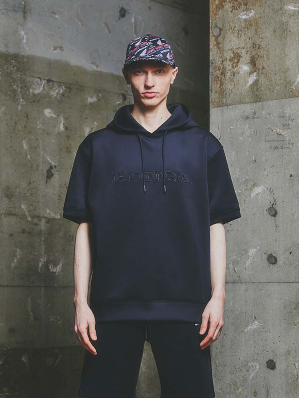 DOUBLEKNIT EMBOSS HONDA LOGO HOODIE