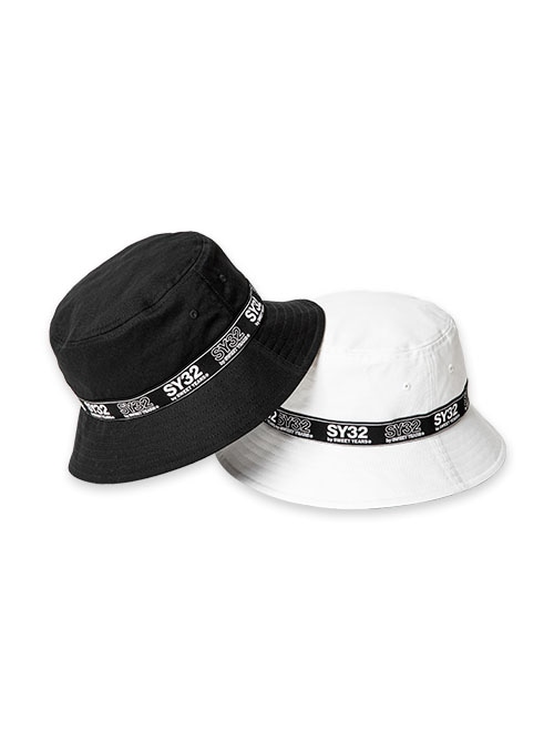 TAPE LOGO BUCKET HAT