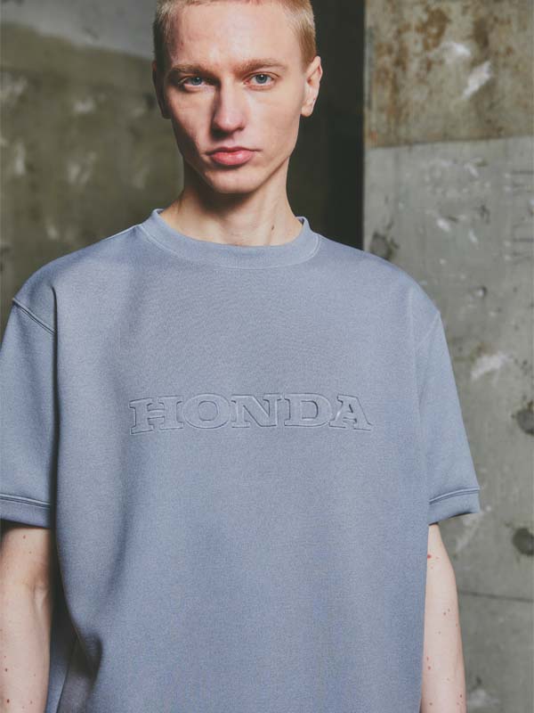 国内発送【SY32 】DOUBLEKNIT EMBOSS HONDA LOGO TEE DOUBLEKNIT EMBOSS HONDA LOGO TEE | BANNER | 【公式】SY32 by