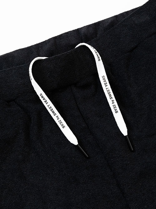 LEG LINE PILE SHORTS PANTS