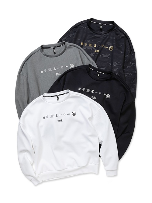 【SY32 】DOUBLE KNIT BIG SILHOUETTE P/O CREW DOUBLE KNIT BIG SILHOUETTE P/O CREW | ALL ITEMS | 【公式