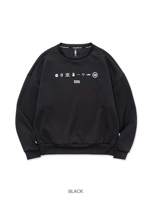 【SY32 】DOUBLE KNIT BIG SILHOUETTE P/O CREW DOUBLE KNIT BIG SILHOUETTE P/O CREW | ALL ITEMS | 【公式
