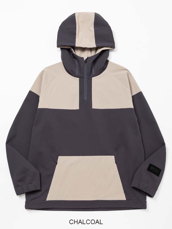 DOUBLE KNIT ANORAK HOODIE