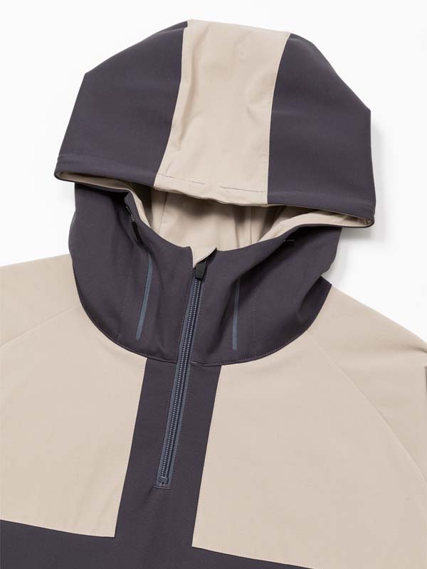 DOUBLE KNIT ANORAK HOODIE