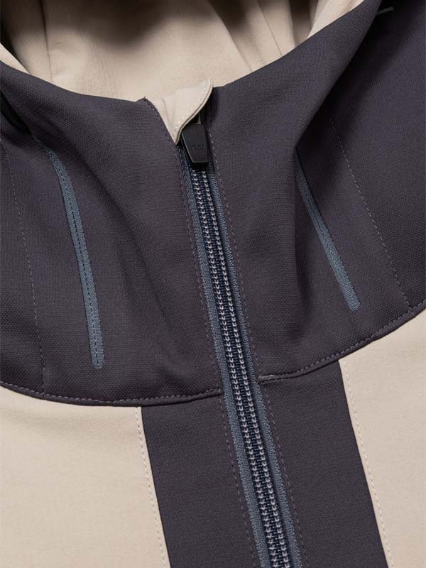 DOUBLE KNIT ANORAK HOODIE