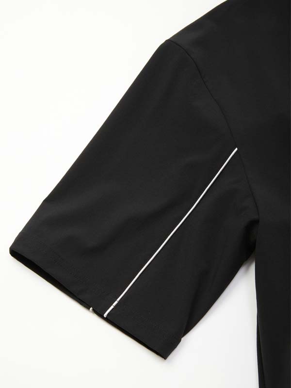 TECHNICAL PIPING ZIP SHIRTS