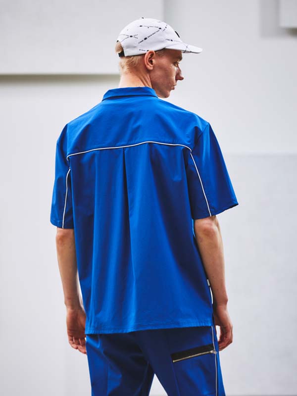 TECHNICAL PIPING ZIP SHIRTS