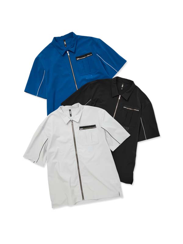 TECHNICAL PIPING ZIP SHIRTS