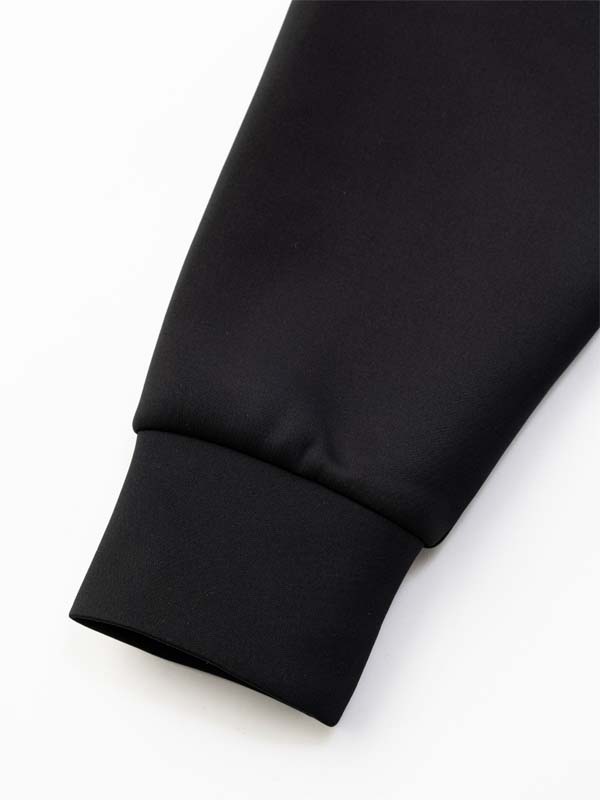 DOUBLE KNIT EMBOSS ZIP HOODIE