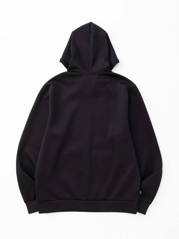 DOUBLE KNIT EMBOSS ZIP HOODIE