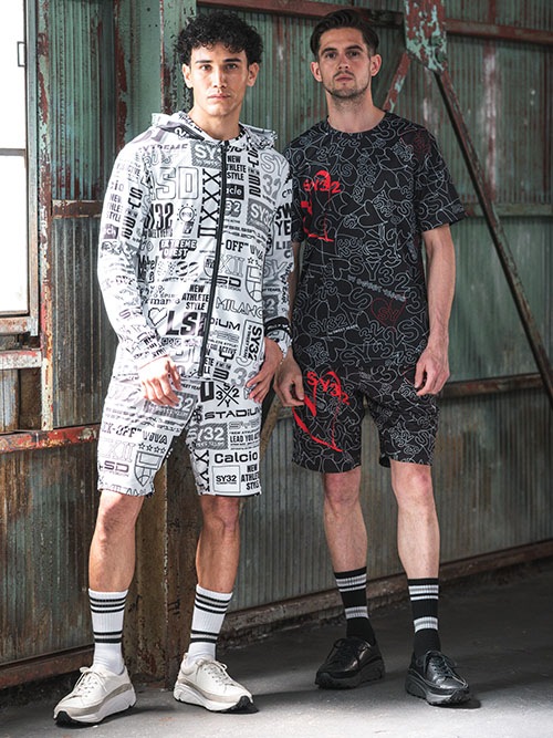ギフトに★SY32 by SWEET YEARS GRAPHIC RASH GUARD SHORT PANTS GRAPHIC RASH GUARD SHORT PANTS | BOTTOMS | 【公式】SY32 by