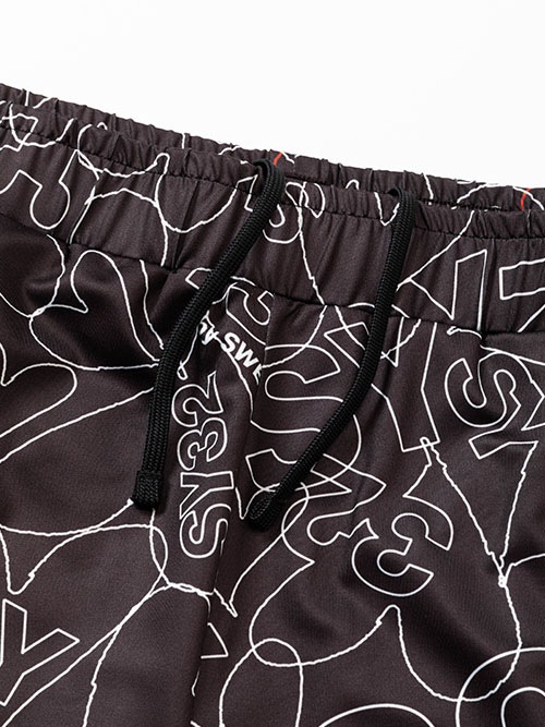 GRAPHIC RASH GUARD SHORT PANTS