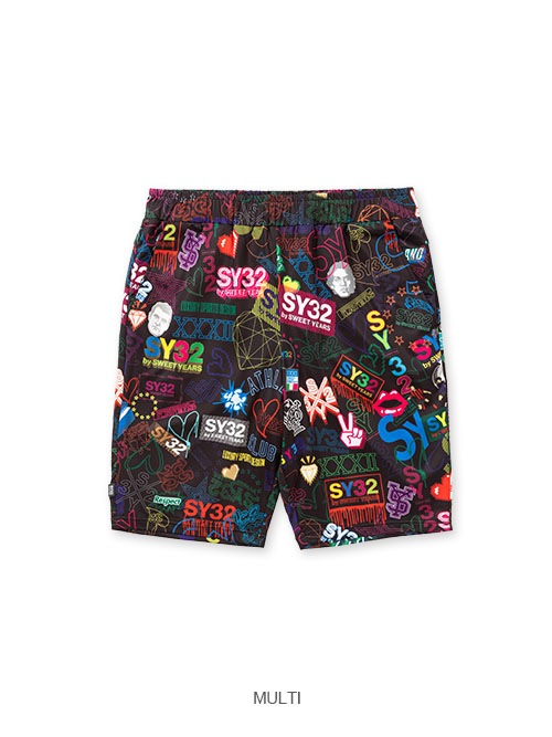 ギフトに★SY32 by SWEET YEARS GRAPHIC RASH GUARD SHORT PANTS GRAPHIC RASH GUARD SHORT PANTS | BOTTOMS | 【公式】SY32 by
