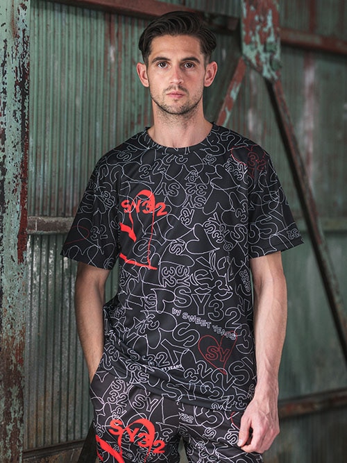 ギフトに最適★SY32 by SWEET YEARS GRAPHIC ACTIVE TEE★速乾 GRAPHIC ACTIVE TEE | TOPS | 【公式】SY32 by SWEET YEARS