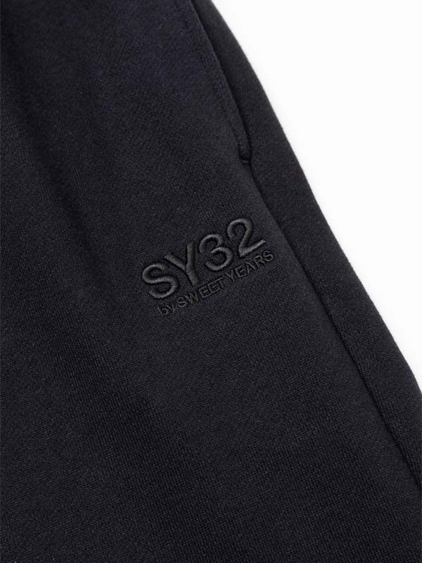 EMBROIDERY LOGO WIDE SILHOUETTE RELAXING PANTS
