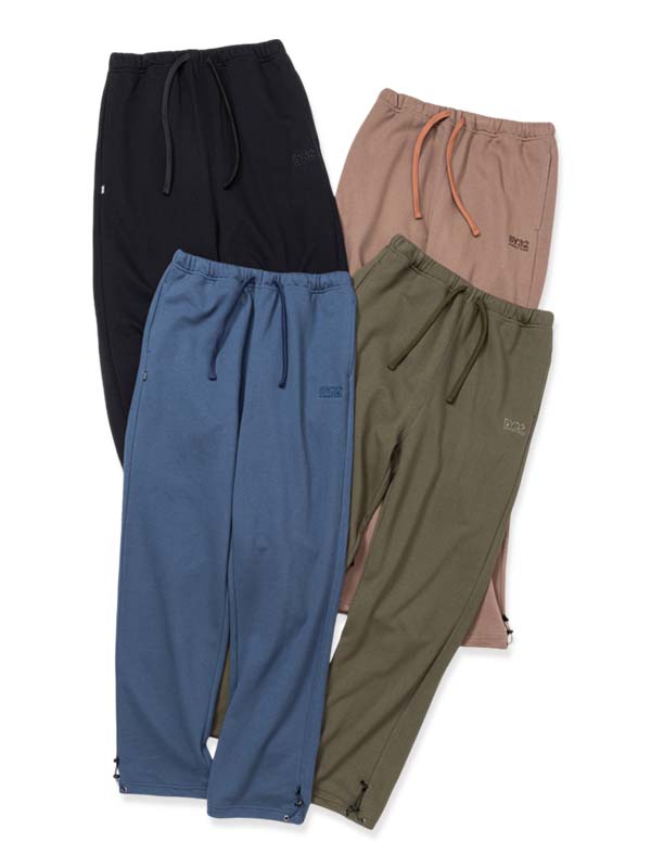 EMBROIDERY LOGO WIDE SILHOUETTE RELAXING PANTS