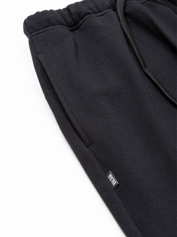 EMBROIDERY LOGO WIDE SILHOUETTE RELAXING PANTS