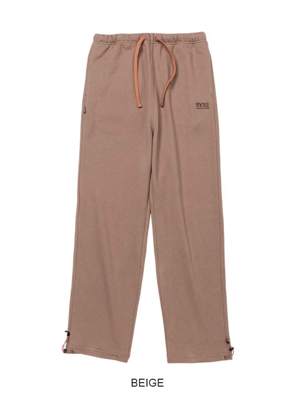 EMBROIDERY LOGO WIDE SILHOUETTE RELAXING PANTS