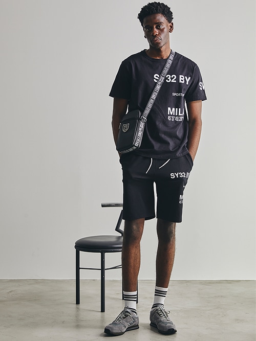 STRADDLE PRINT SHORT PANTS | ALL ITEMS | 【公式】SY32 by SWEET