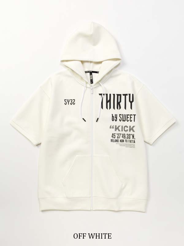 ACTIVE S/S ZIP HOODIE