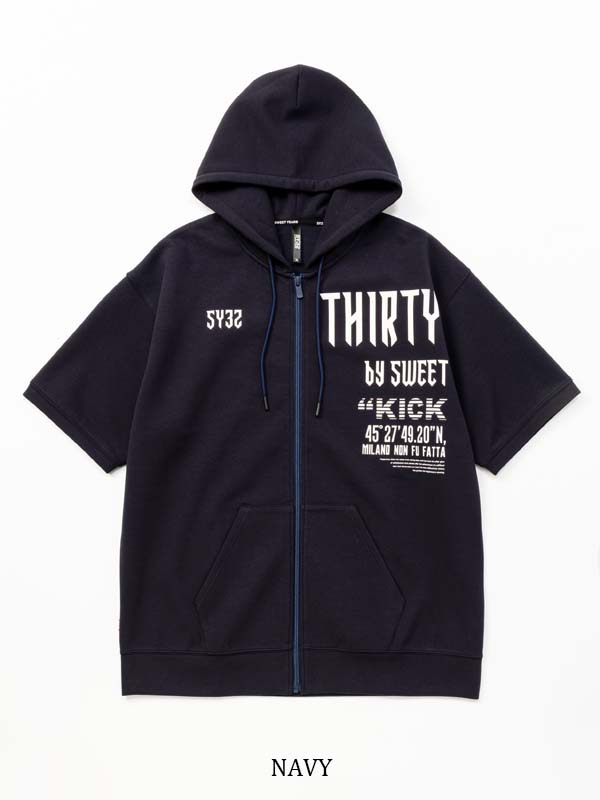 ACTIVE S/S ZIP HOODIE