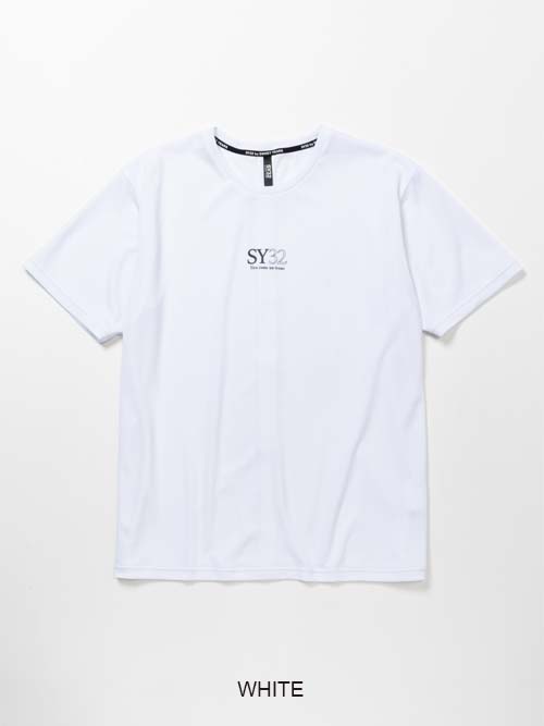 TECHNOLOGY MESH SERIF LOGO TEE