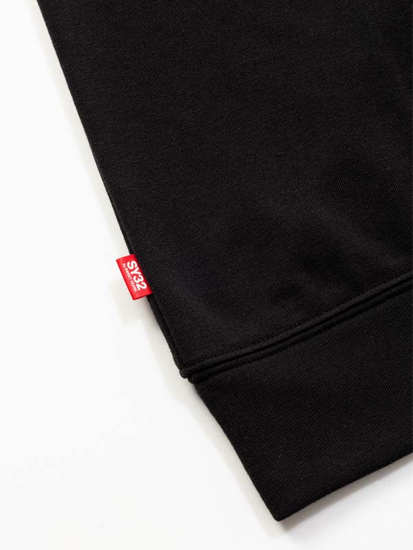 BASIC BOX LOGO S/S ZIP HOODIE
