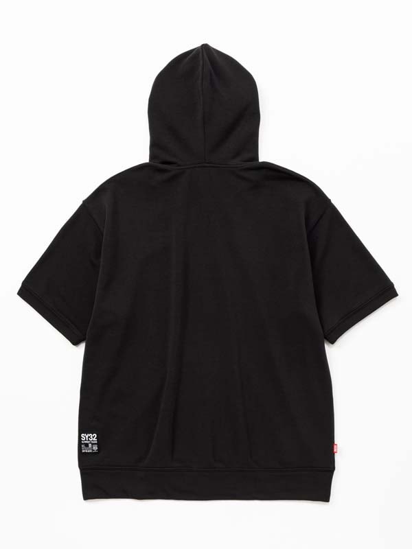 BASIC BOX LOGO S/S ZIP HOODIE