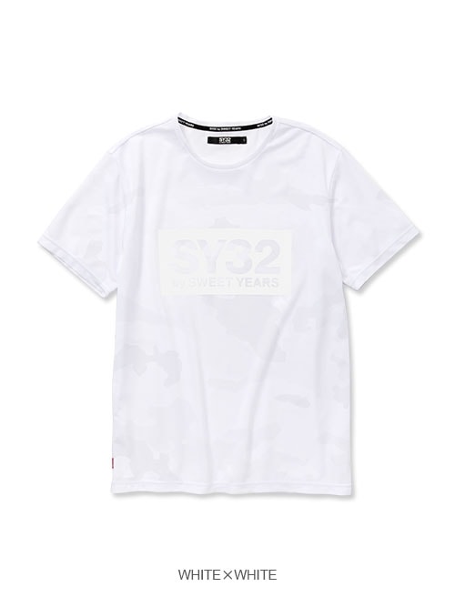 EMBOSS CAMO BOX LOGO TEE | TOPS | 【公式】SY32 by SWEET