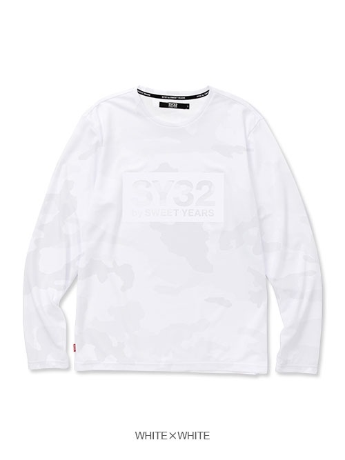EMBOSS CAMO BOX LOGO L/S TEE | ALL ITEMS | 【公式】SY32 by