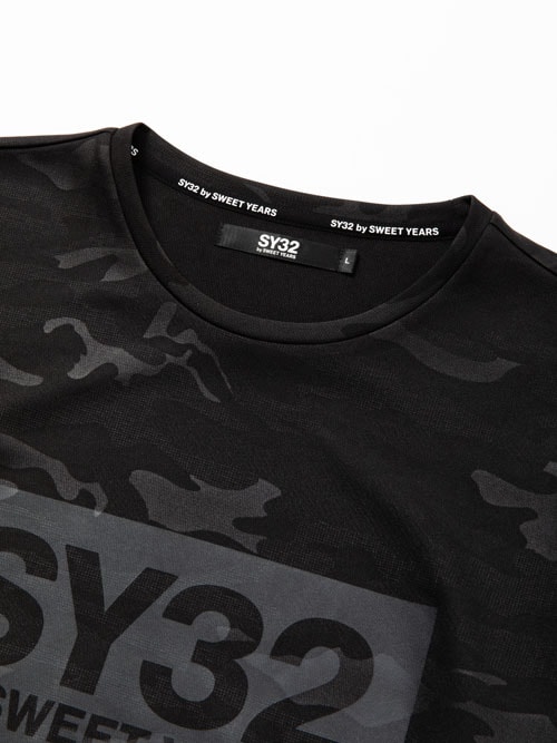 EMBOSS CAMO BOX LOGO L/S TEE