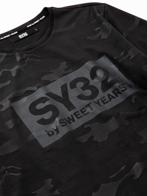 EMBOSS CAMO BOX LOGO L/S TEE