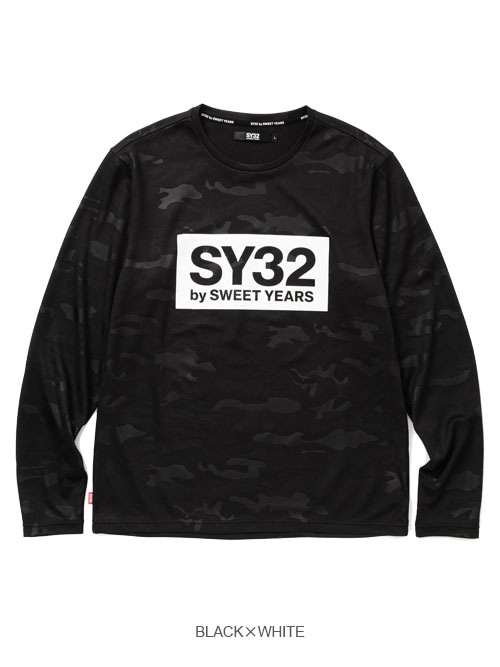 国内発送☆SY32 by SWEETYEARS☆エンボスカモBOXロゴ L/S TEE EMBOSS CAMO BOX LOGO L/S TEE | ALL ITEMS | 【公式】SY32 by