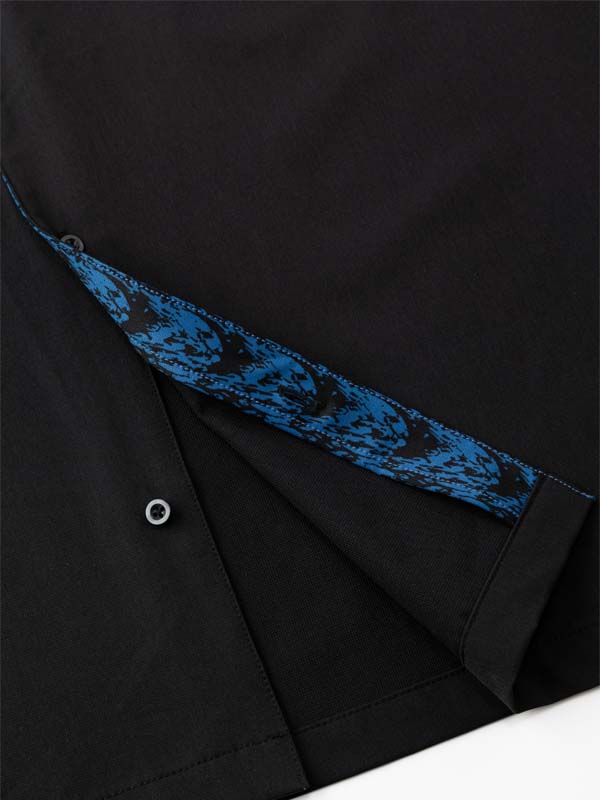 GRAPHIC OPEN COLAR SHIRT