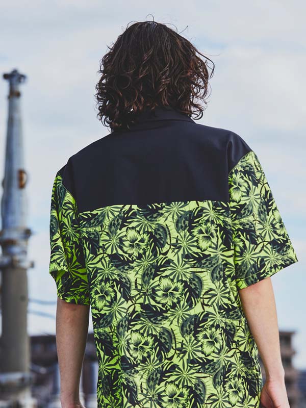 GRAPHIC OPEN COLAR SHIRT