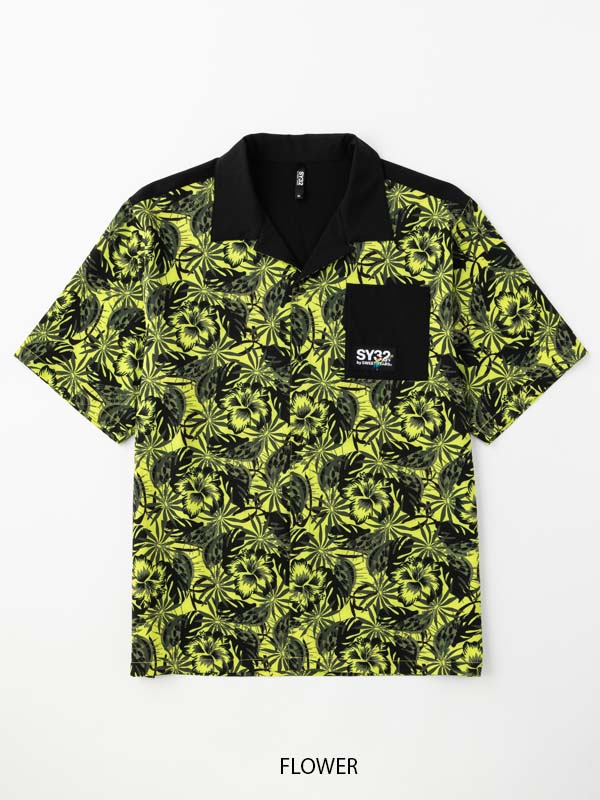 GRAPHIC OPEN COLAR SHIRT
