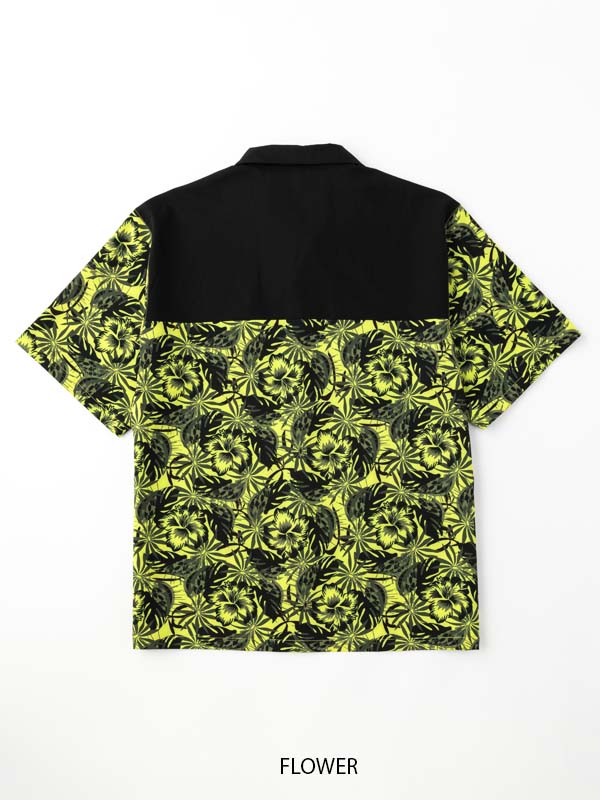 GRAPHIC OPEN COLAR SHIRT