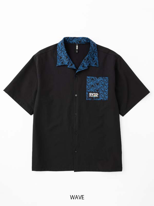 GRAPHIC OPEN COLAR SHIRT